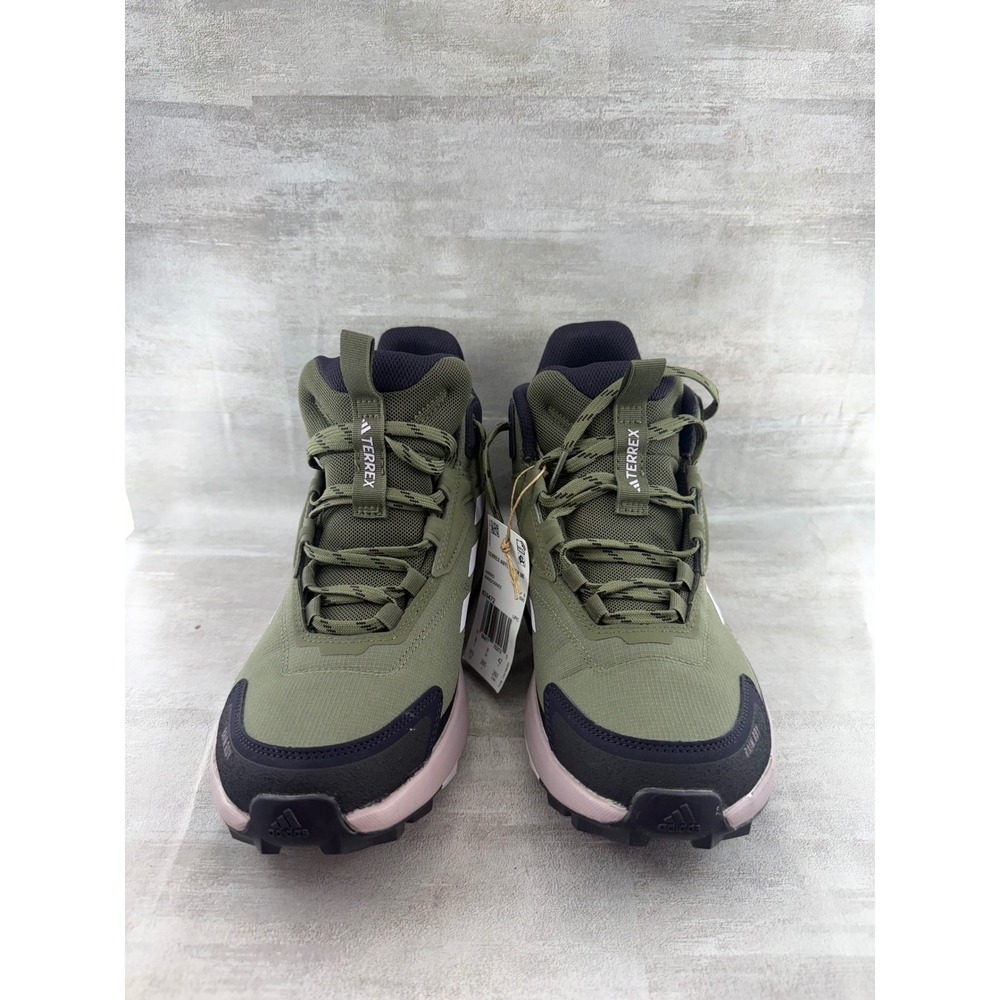 Adidas Terrex Anylander Mid Hiking Boots Olive Green ID3472 Women Size 9.5